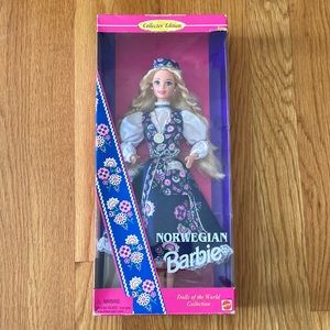 New in Box! Norwegian Barbie Dolls of the World Collection